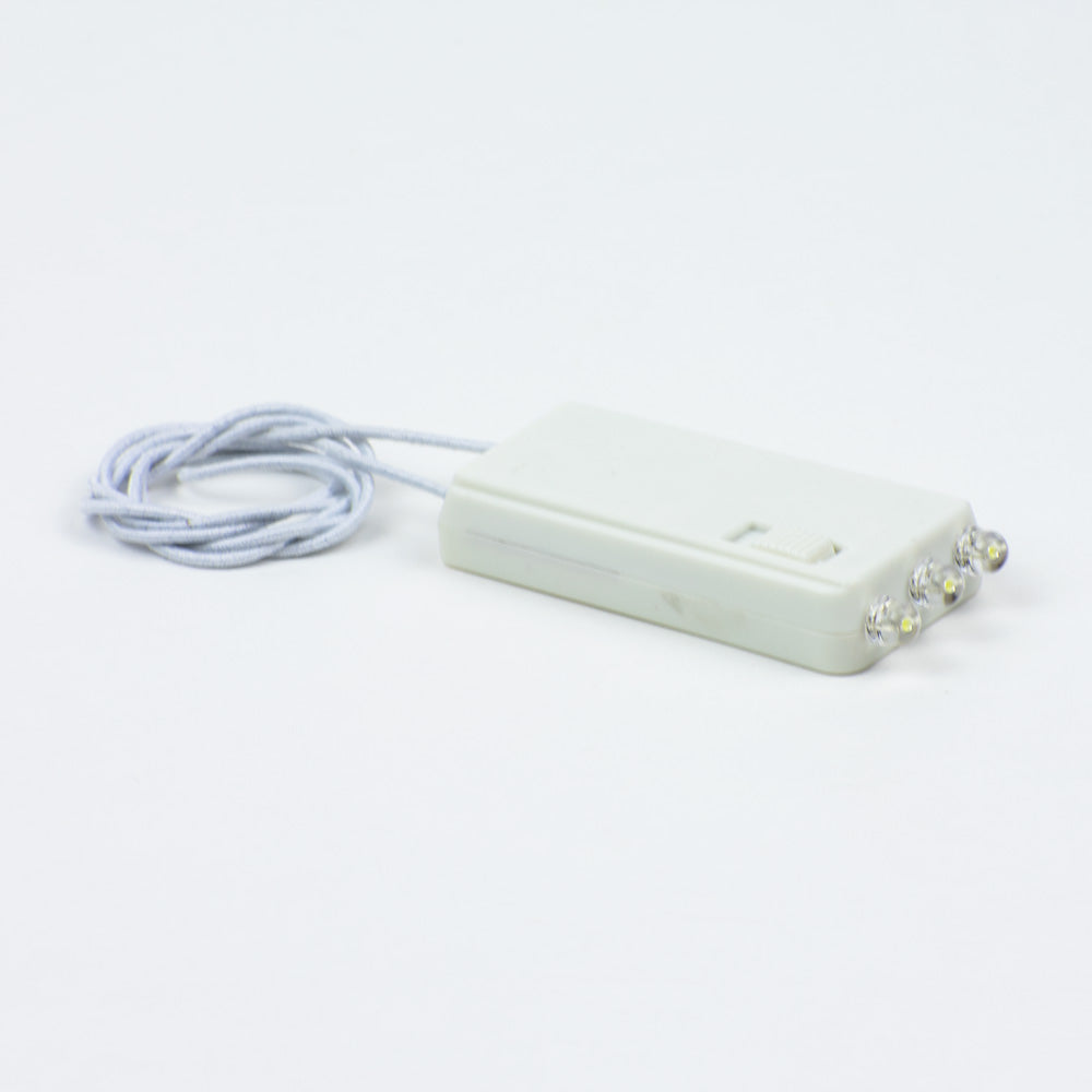 3-LED Hanging Battery Light For Lanterns, Cool White (Battery Powered) - PaperLanternStore.com - Paper Lanterns, Decor, Party Lights & More