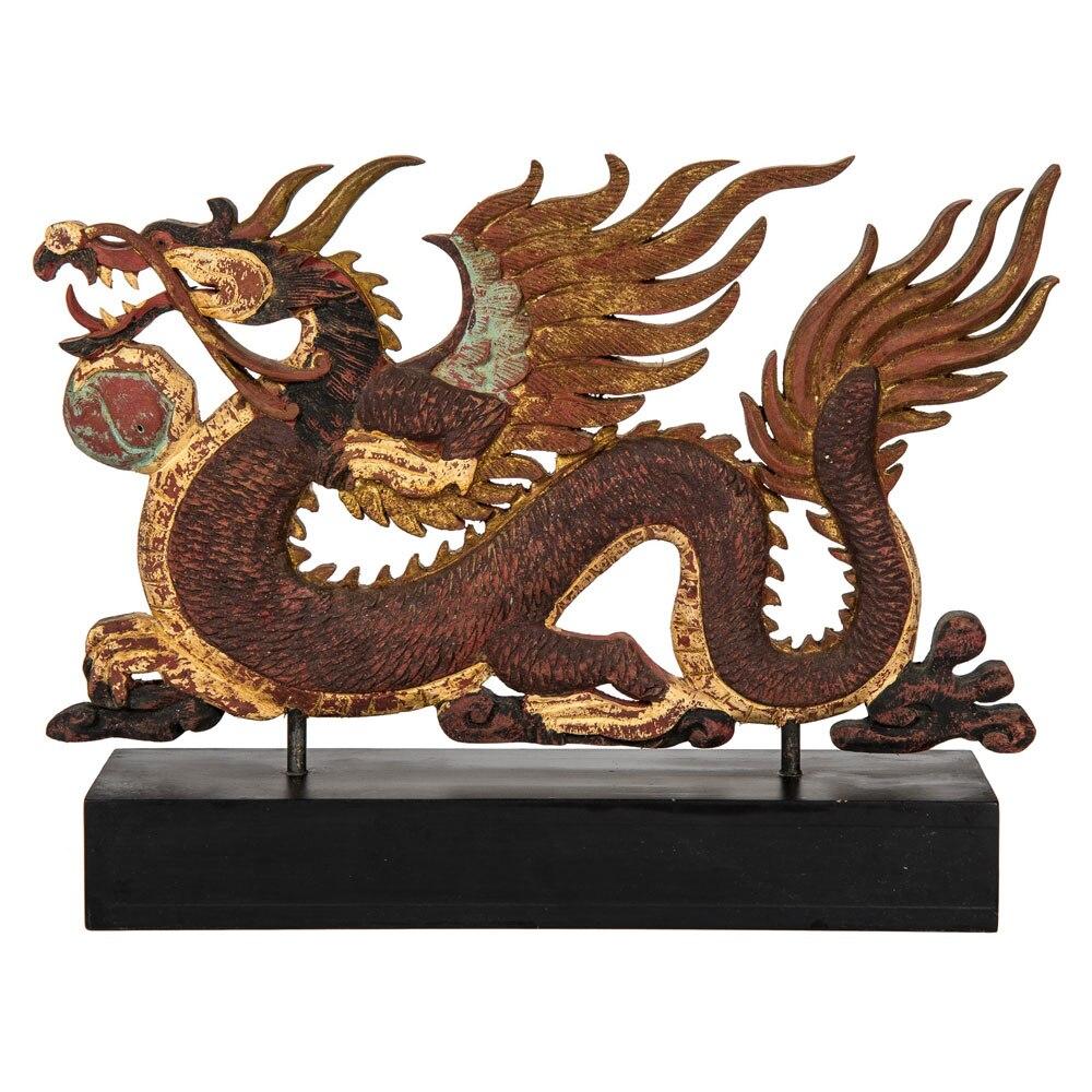 Handcarved Dragon- Lg - PaperLanternStore.com - Paper Lanterns, Decor, Party Lights &amp; More