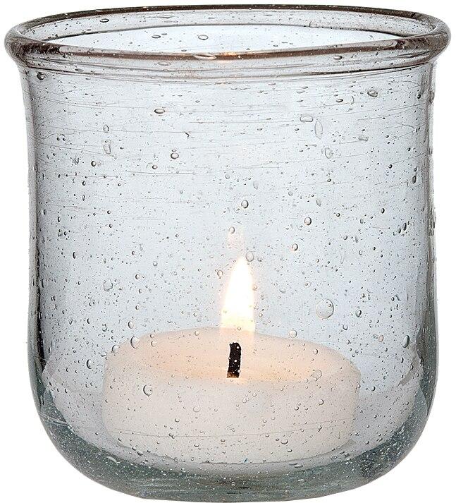 Clear Starfish Recycled Glass Cup Candle Holder - PaperLanternStore.com - Paper Lanterns, Decor, Party Lights &amp; More