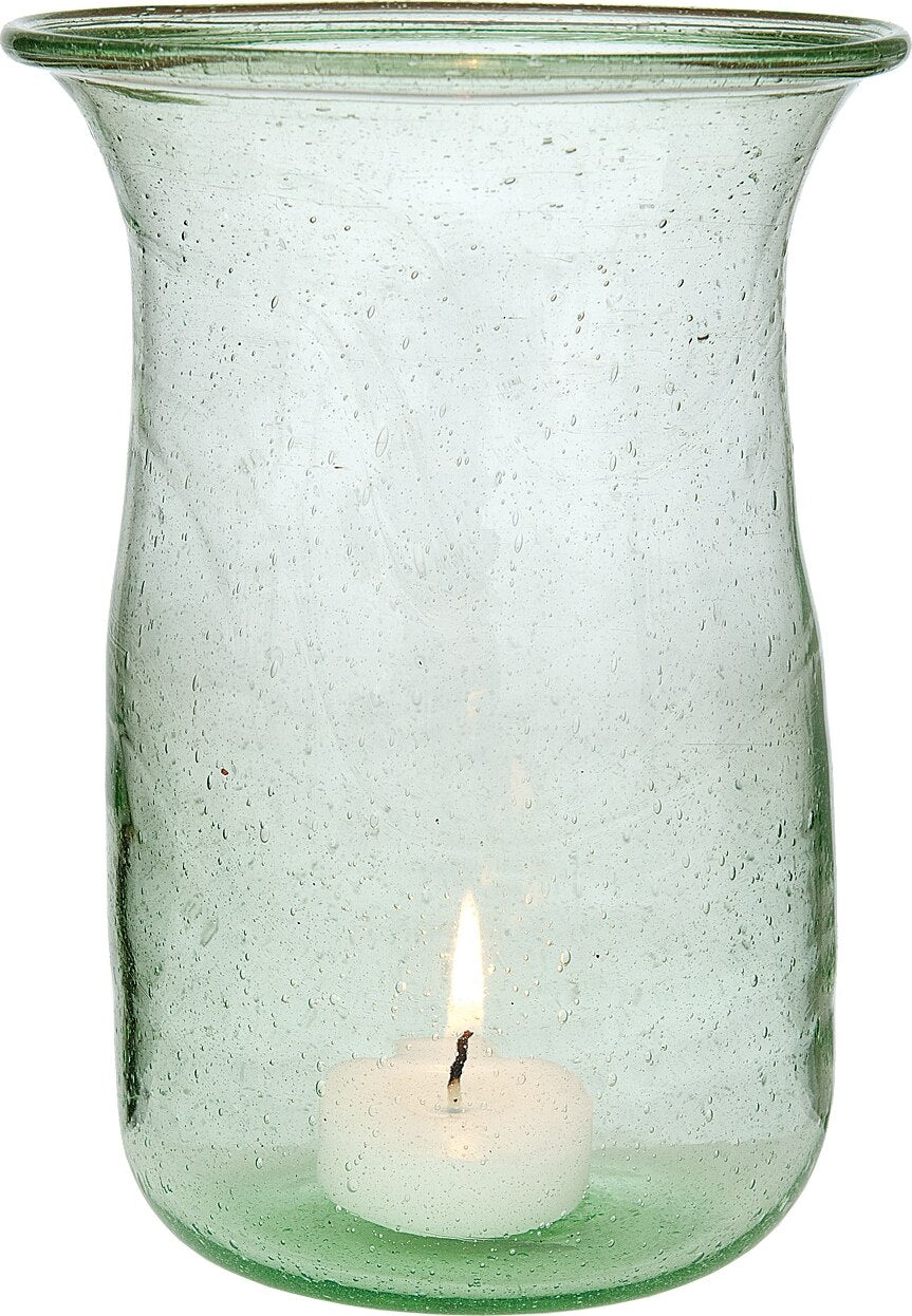 Light Green Tidal Recycled Glass Tall Vase - PaperLanternStore.com - Paper Lanterns, Decor, Party Lights &amp; More