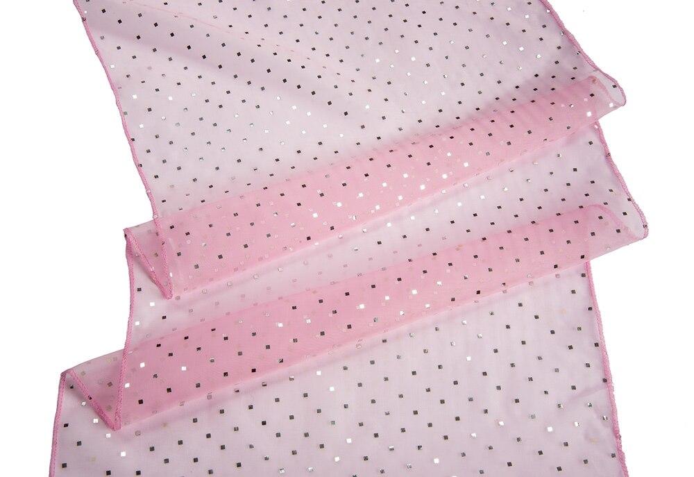 Bambina Pink Sequin Table Runner - PaperLanternStore.com - Paper Lanterns, Decor, Party Lights &amp; More