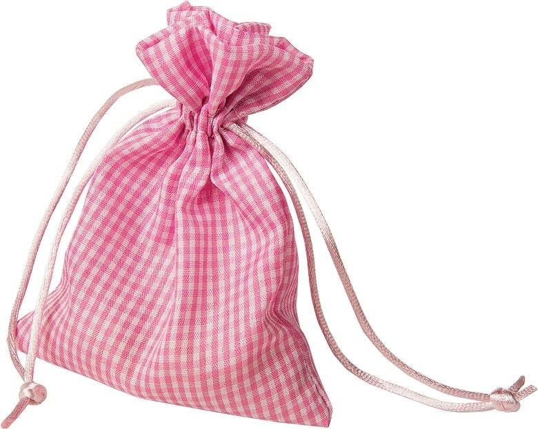 Pink Gingham Favor Bag, Set of 10 - PaperLanternStore.com - Paper Lanterns, Decor, Party Lights &amp; More