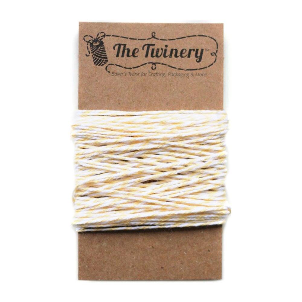 Ivory Striped Baker&#39;s Twine 15 Yards - PaperLanternStore.com - Paper Lanterns, Decor, Party Lights &amp; More