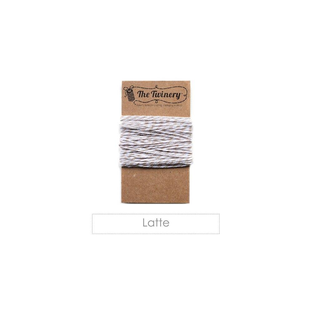 Latte Brown Striped Baker&#39;s Twine 15 Yards - PaperLanternStore.com - Paper Lanterns, Decor, Party Lights &amp; More