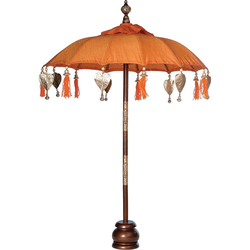 Mango Orange Balinese Festival Parasol - PaperLanternStore.com - Paper Lanterns, Decor, Party Lights &amp; More