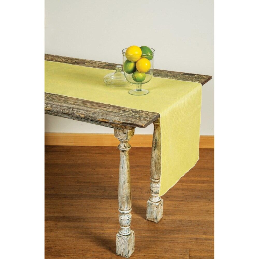 Buttercup Yellow Gingham Cotton Table Runner - PaperLanternStore.com - Paper Lanterns, Decor, Party Lights &amp; More