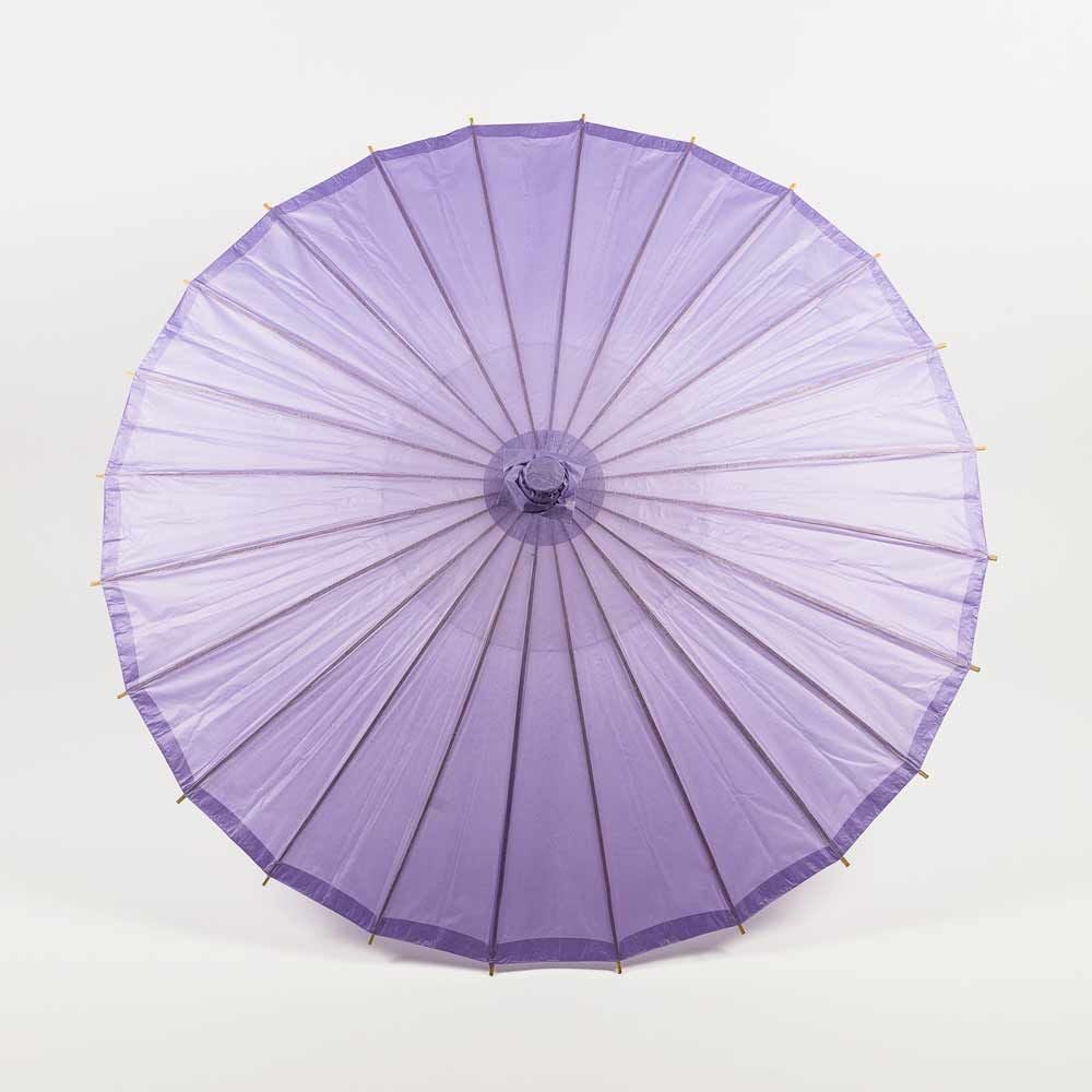 BULK PACK (6-Pack) 32&quot; Lavender Paper Parasol Umbrella with Elegant Handle