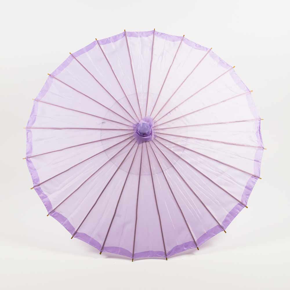 32" Light Purple Parasol Umbrella, Premium Nylon - Luna Bazaar | Boho & Vintage Style Decor