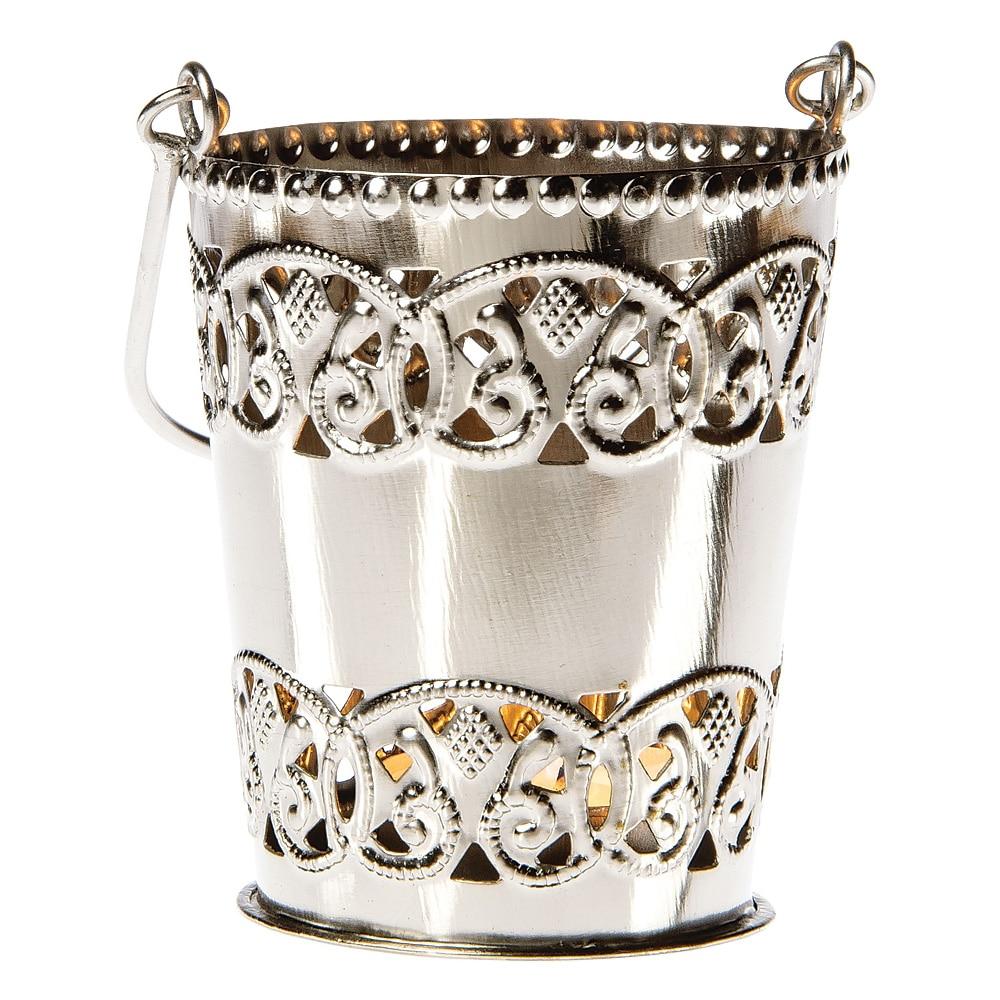 Small Mira Punched Tin Shadow Lantern - PaperLanternStore.com - Paper Lanterns, Decor, Party Lights &amp; More