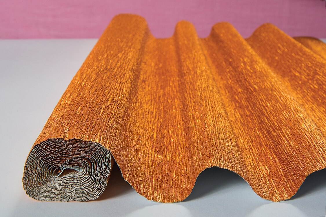 Copper Premium Heavy Italian Crepe Paper Roll and Table Runner, 20 Inches x 8 Feet - PaperLanternStore.com - Paper Lanterns, Decor, Party Lights &amp; More