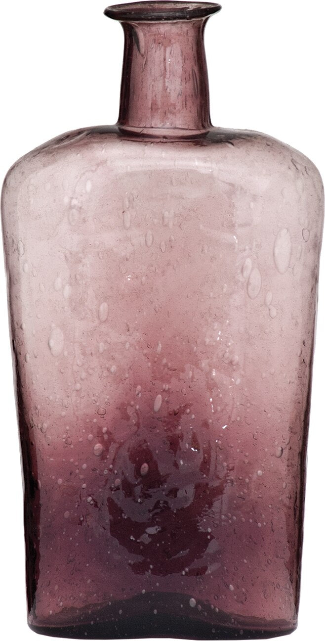 Port Red Solstice Recycled Glass Medicine Bottle - PaperLanternStore.com - Paper Lanterns, Decor, Party Lights &amp; More