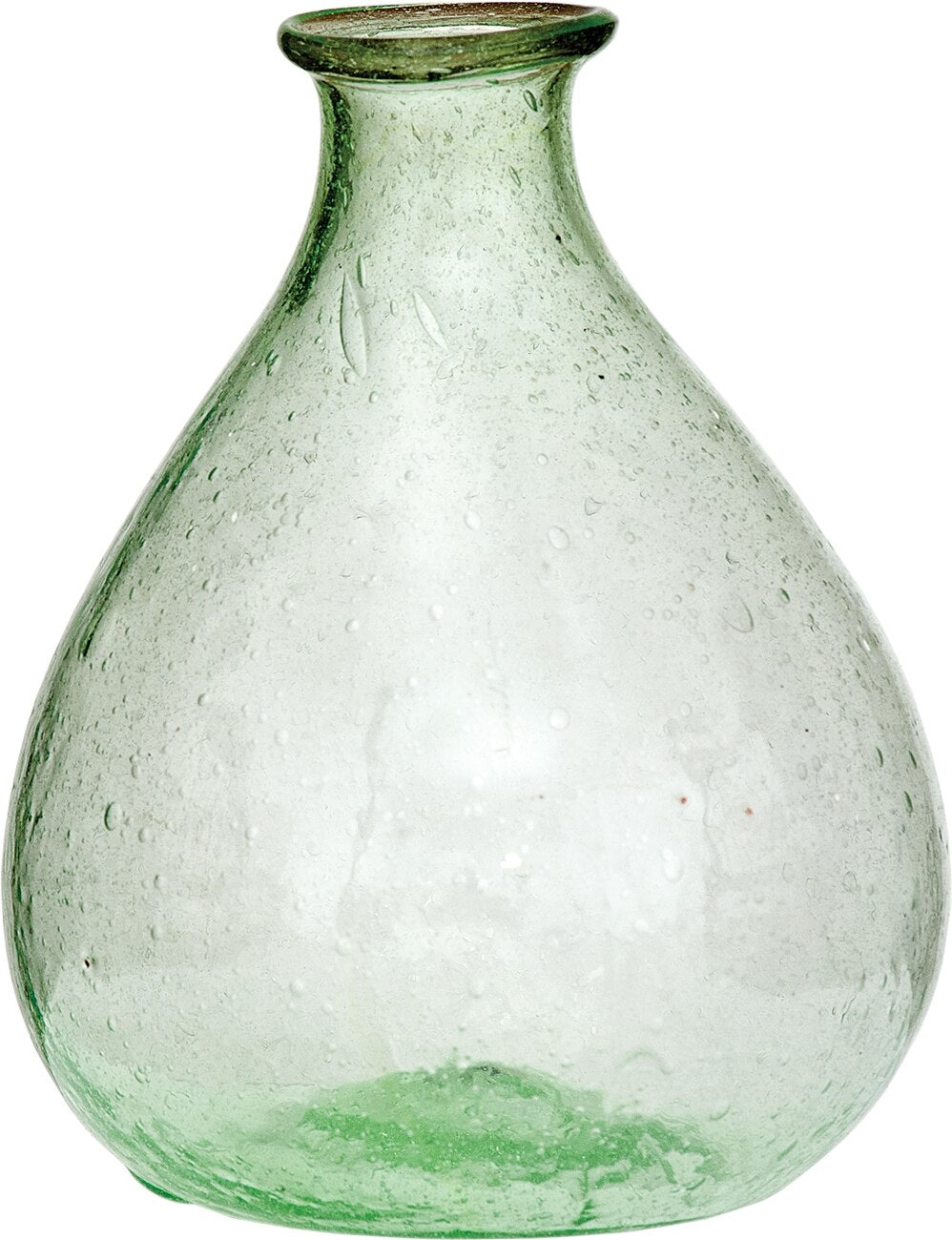 Light Green Isa Recycled Glass Teardrop Vase - PaperLanternStore.com - Paper Lanterns, Decor, Party Lights &amp; More