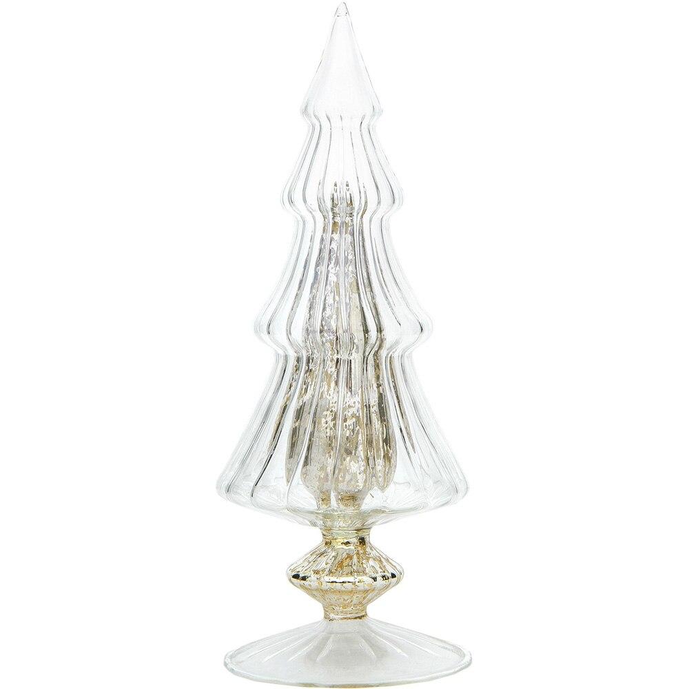 Silver Mercury Glass Decorative Tree Finial - PaperLanternStore.com - Paper Lanterns, Decor, Party Lights &amp; More