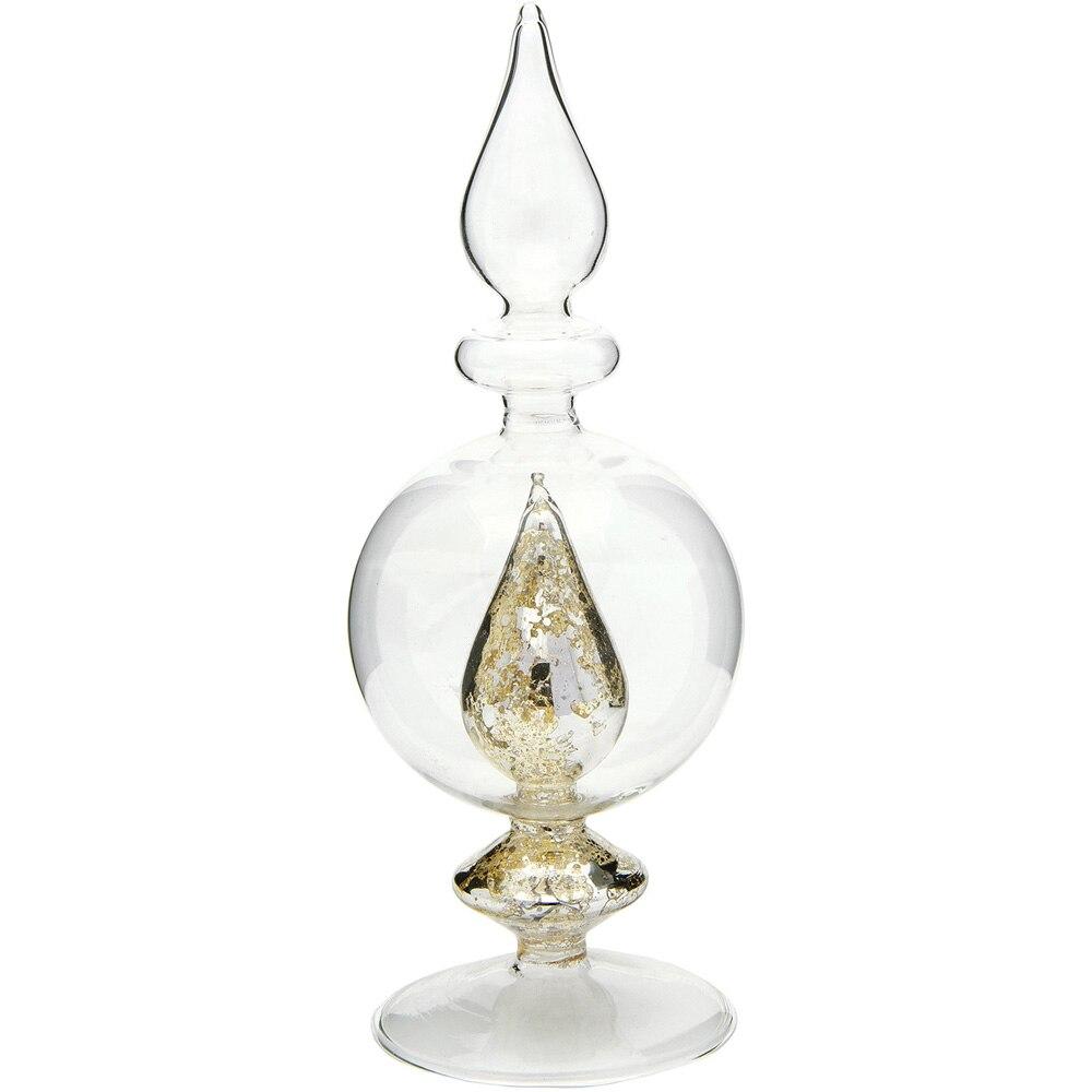Silver Mercury Glass Jasmine Decorative Finial - PaperLanternStore.com - Paper Lanterns, Decor, Party Lights &amp; More