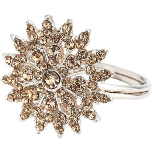 Gold Twinkle Sunburst Bejeweled Napkin Ring, Set of 4 - PaperLanternStore.com - Paper Lanterns, Decor, Party Lights &amp; More