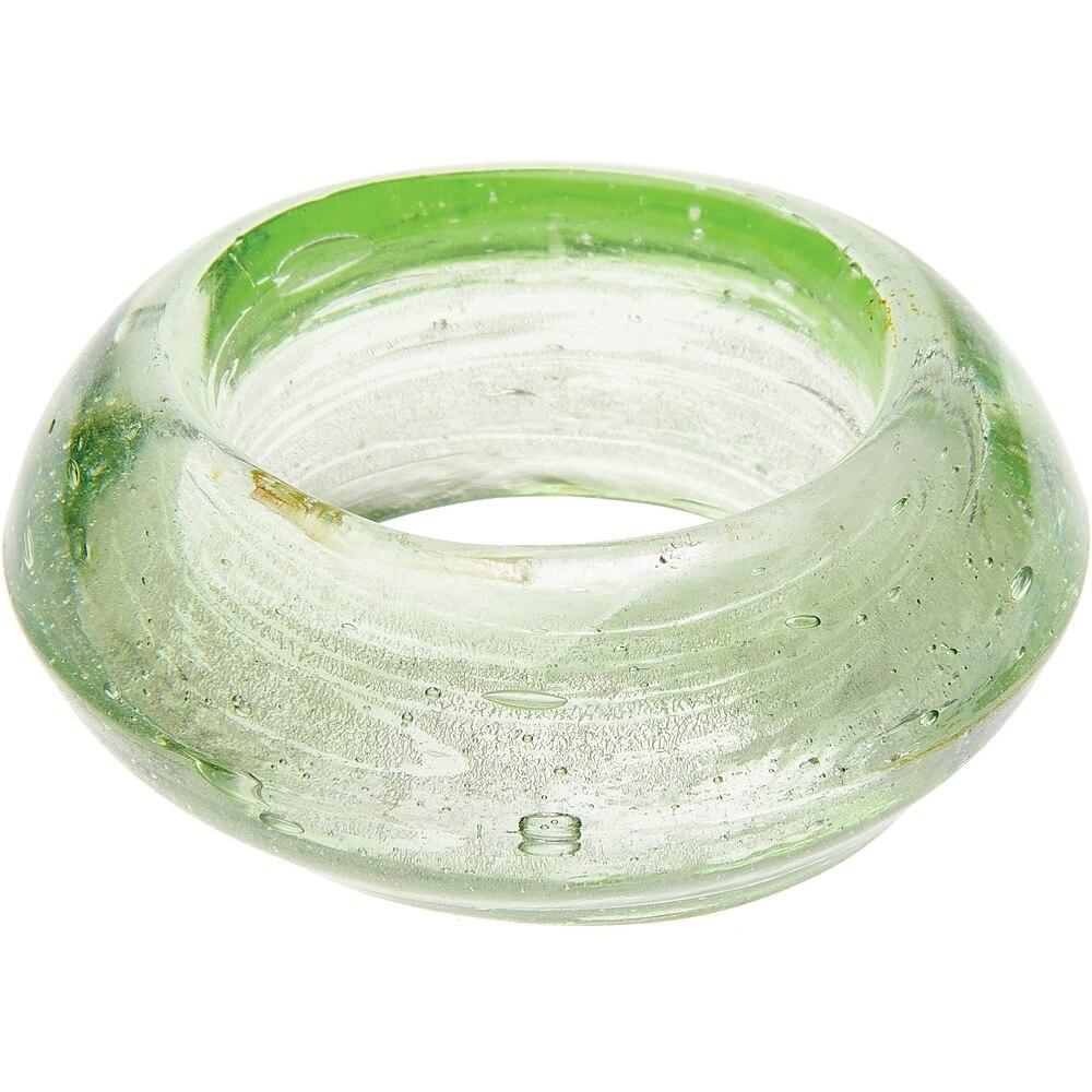 Light Green Recycled Glass Napkin Ring, Set of 4 - PaperLanternStore.com - Paper Lanterns, Decor, Party Lights &amp; More
