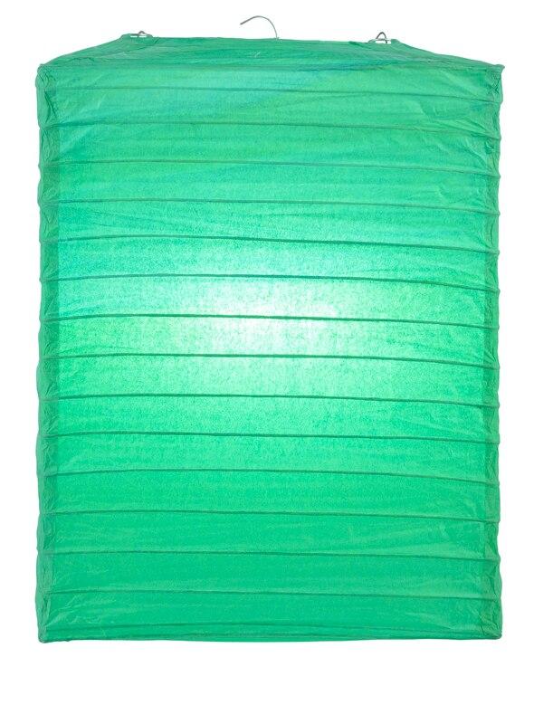 Dark Green Hako Paper Lantern - PaperLanternStore.com - Paper Lanterns, Decor, Party Lights &amp; More