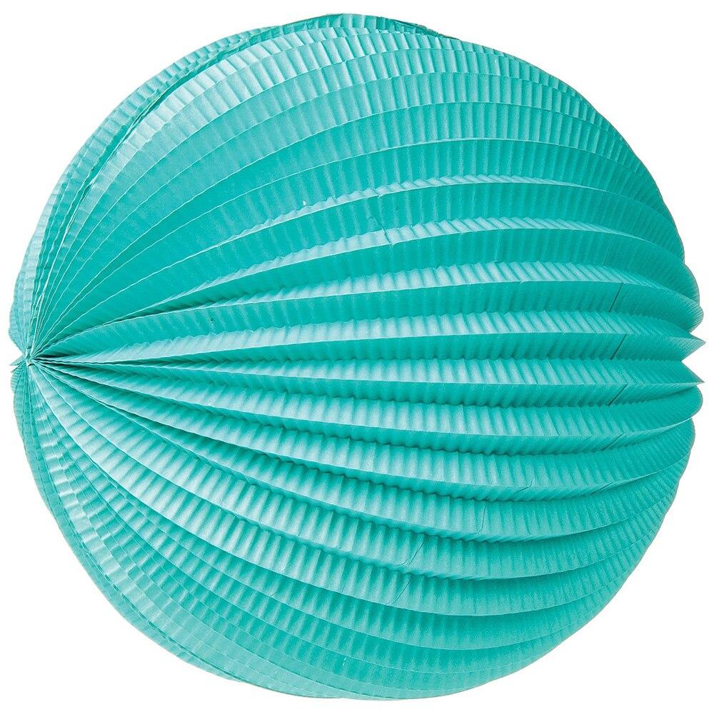 Ice Blue Accordion Paper Lantern - PaperLanternStore.com - Paper Lanterns, Decor, Party Lights &amp; More