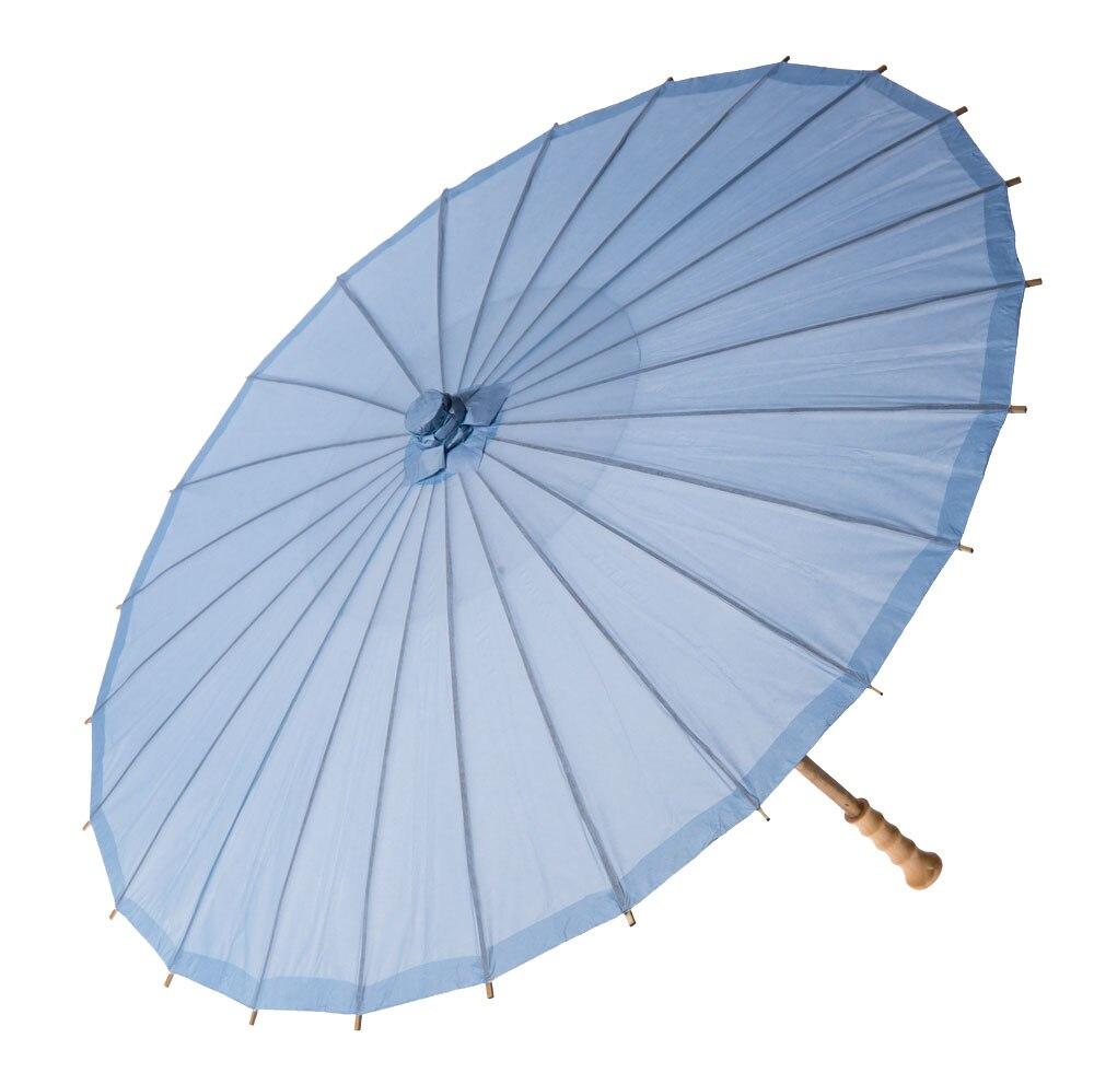 Periwinkle Blue 32 Inch Premium Paper Parasol - PaperLanternStore.com - Paper Lanterns, Decor, Party Lights &amp; More