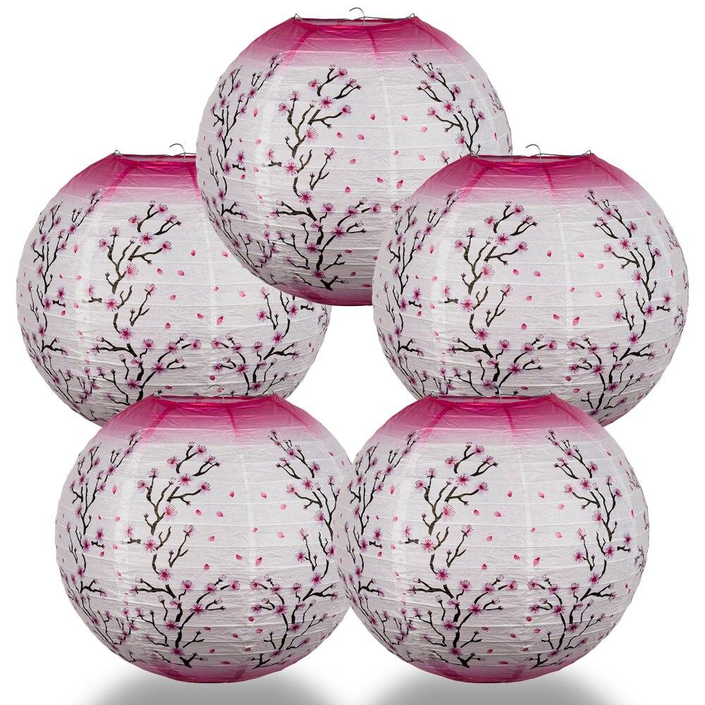 3 pz/lotto Red Sakura Lanterne di Carta 16 pollici 40 centimetri Cinese Giapponese Festival di Lanterna di Carta Palle di Fiori Da Sposa Decorazioni Del Parto 3 pz/lotto Red Sakura Lanterne di Carta 16 pollici 40 centimetri Cinese Giapponese Festival di Lanterna di Carta Palle di Fiori Da Sposa Decorazioni Del Parto