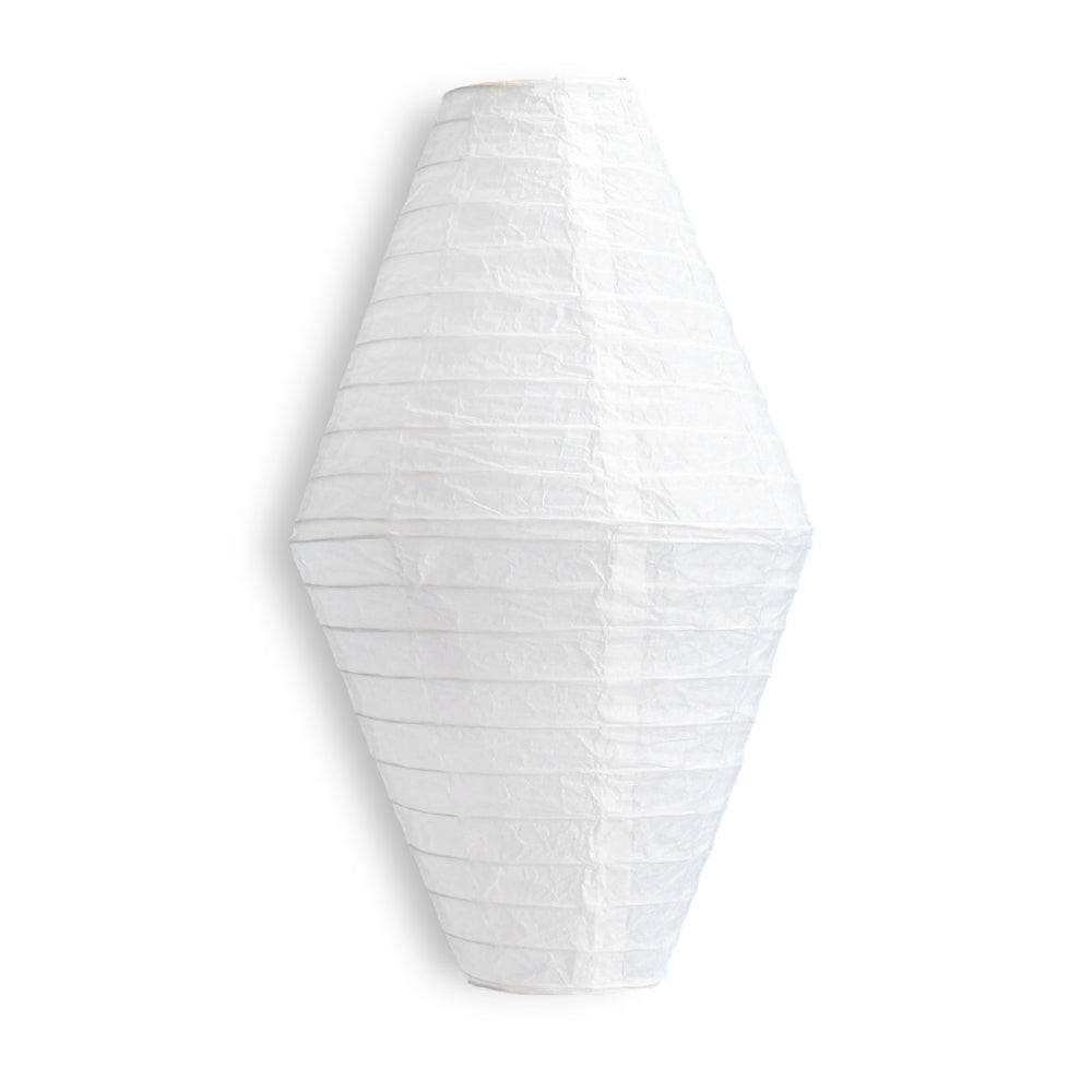 White Diamond Unique Shaped Paper Lantern, 8-inch x 14-inch
