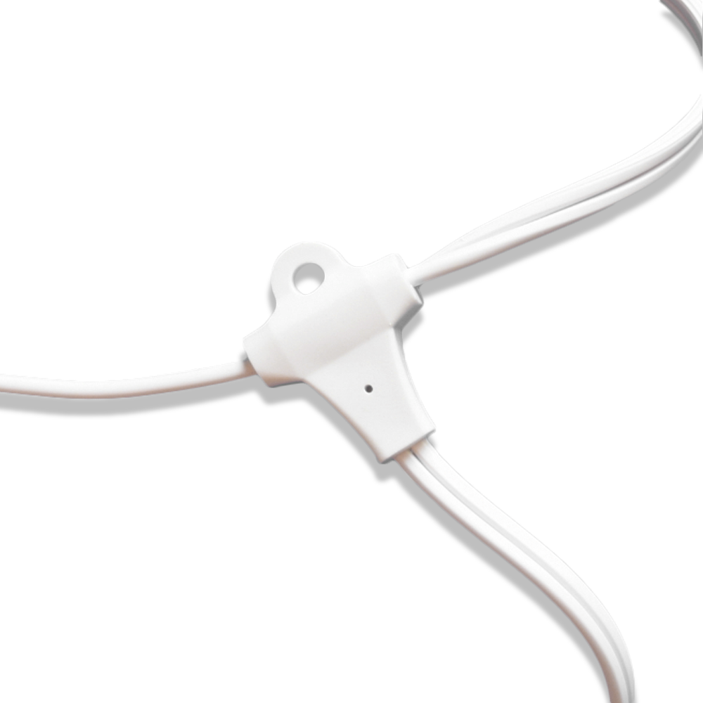 BULK PACK (6) Triple Socket Pendant Light Cord Kits for Lanterns (19FT, Switch, White) - PaperLanternStore.com - Paper Lanterns, Decor, Party Lights &amp; More