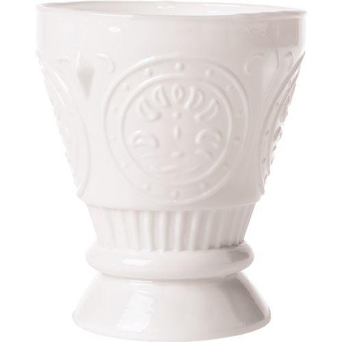 Vintage Milk Glass Medallion Stemless Wine Glass - PaperLanternStore.com - Paper Lanterns, Decor, Party Lights & More