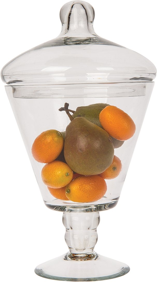 Tarragon Glass Apothecary Jar - PaperLanternStore.com - Paper Lanterns, Decor, Party Lights &amp; More