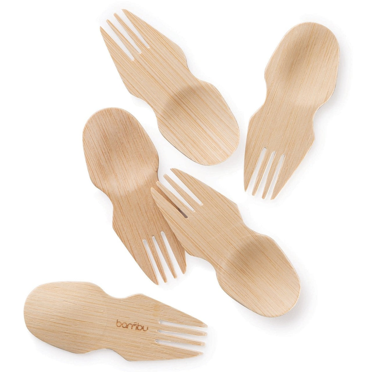 Bamboo Sporks - 25 Pack - PaperLanternStore.com - Paper Lanterns, Decor, Party Lights &amp; More