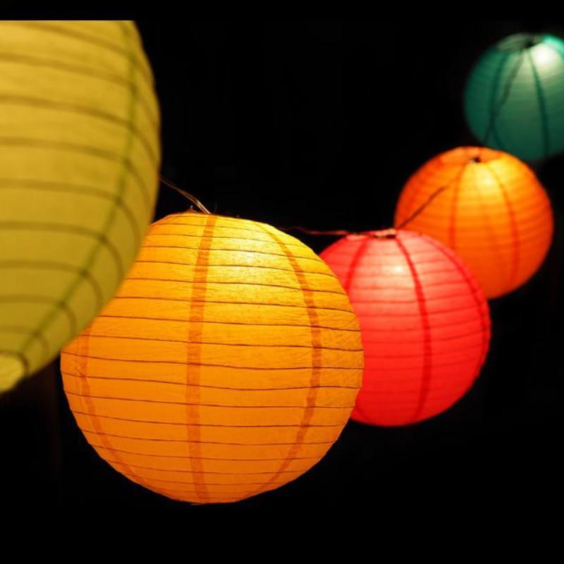 12&quot; Cinco de Mayo / Fiesta Paper Lantern String Light COMBO Kit for Parties, Birthdays and any occasion(31 FT) - PaperLanternStore.com - Paper Lanterns, Decor, Party Lights &amp; More