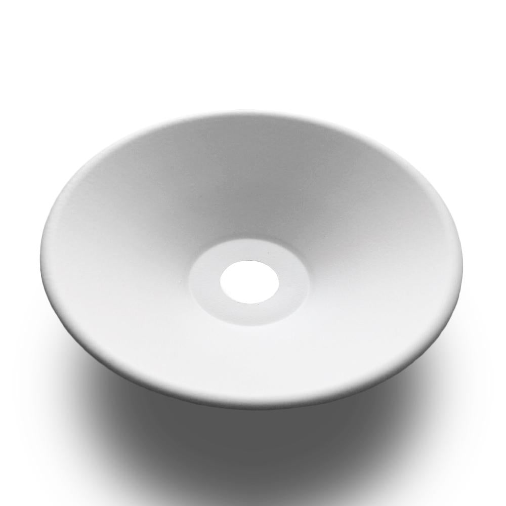 Classic Metal Patio Metal Light Bulb Shade for Outdoor Commercial String Lights, E12, White - PaperLanternStore.com - Paper Lanterns, Decor, Party Lights & More