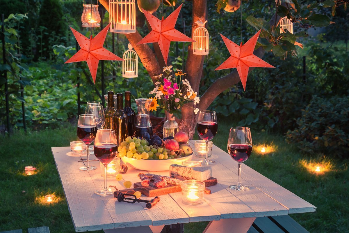 20&quot; Red Weatherproof Star Lantern Lamp, Hanging Decoration - PaperLanternStore.com - Paper Lanterns, Decor, Party Lights &amp; More