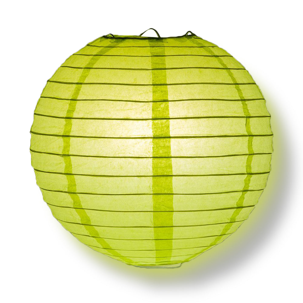 12-PC Light Lime Green Paper Lantern Chinese Hanging Wedding &amp; Party Assorted Decoration Set, 12/10/8-Inch - PaperLanternStore.com - Paper Lanterns, Decor, Party Lights &amp; More