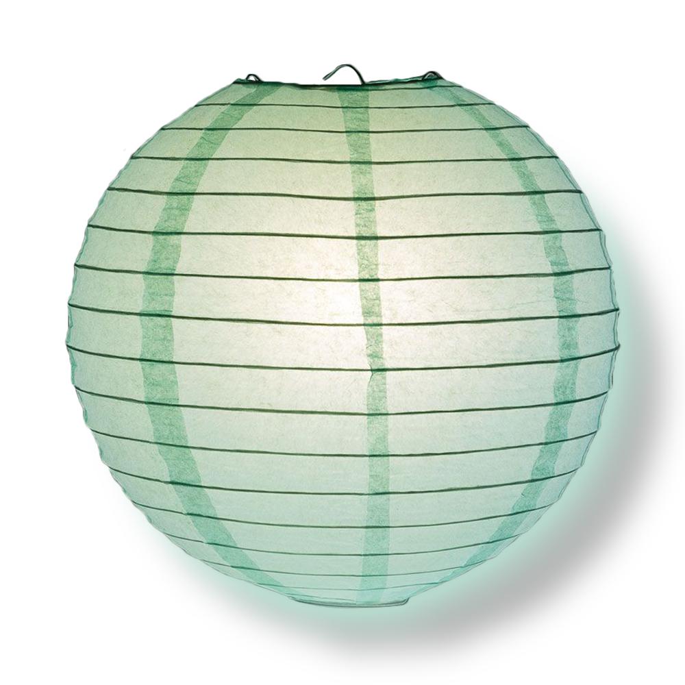 12-PC Cool Mint Green Paper Lantern Chinese Hanging Wedding &amp; Party Assorted Decoration Set, 12/10/8-Inch - PaperLanternStore.com - Paper Lanterns, Decor, Party Lights &amp; More