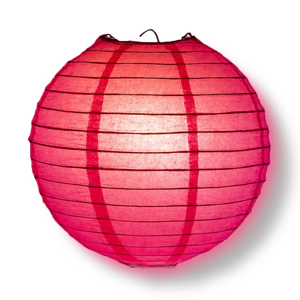 12-PC Fuchsia / Hot Pink Paper Lantern Chinese Hanging Wedding &amp; Party Assorted Decoration Set, 12/10/8-Inch - PaperLanternStore.com - Paper Lanterns, Decor, Party Lights &amp; More