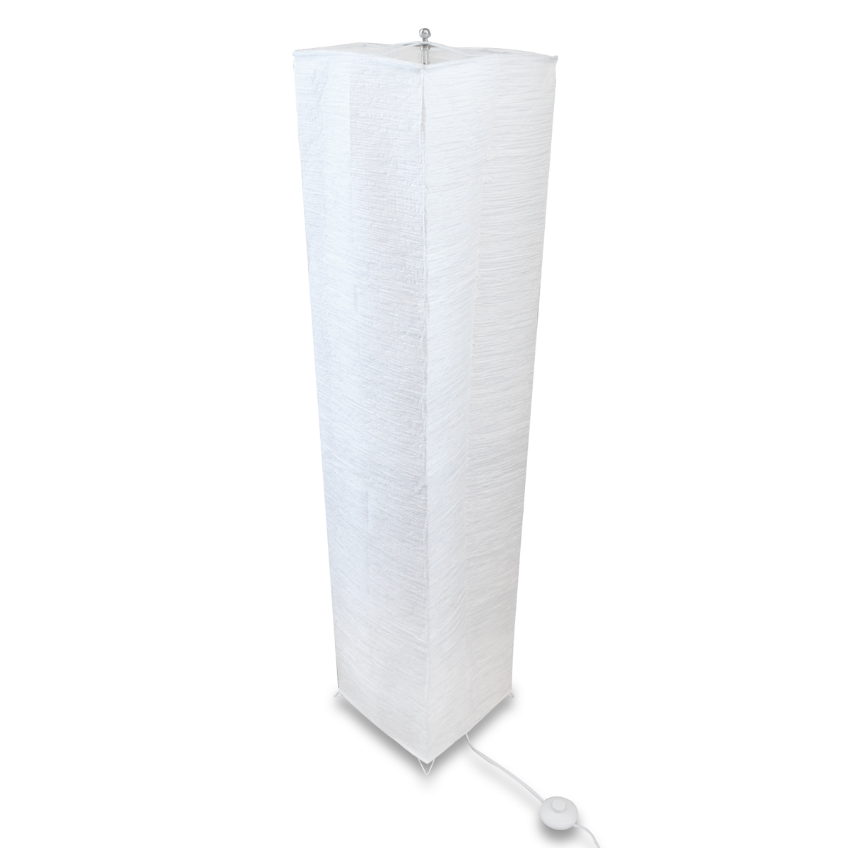 4-FT Hako Crepe Paper Lantern Floor Lamp Shade, 10-inch x 48-inch (SHADE ONLY)