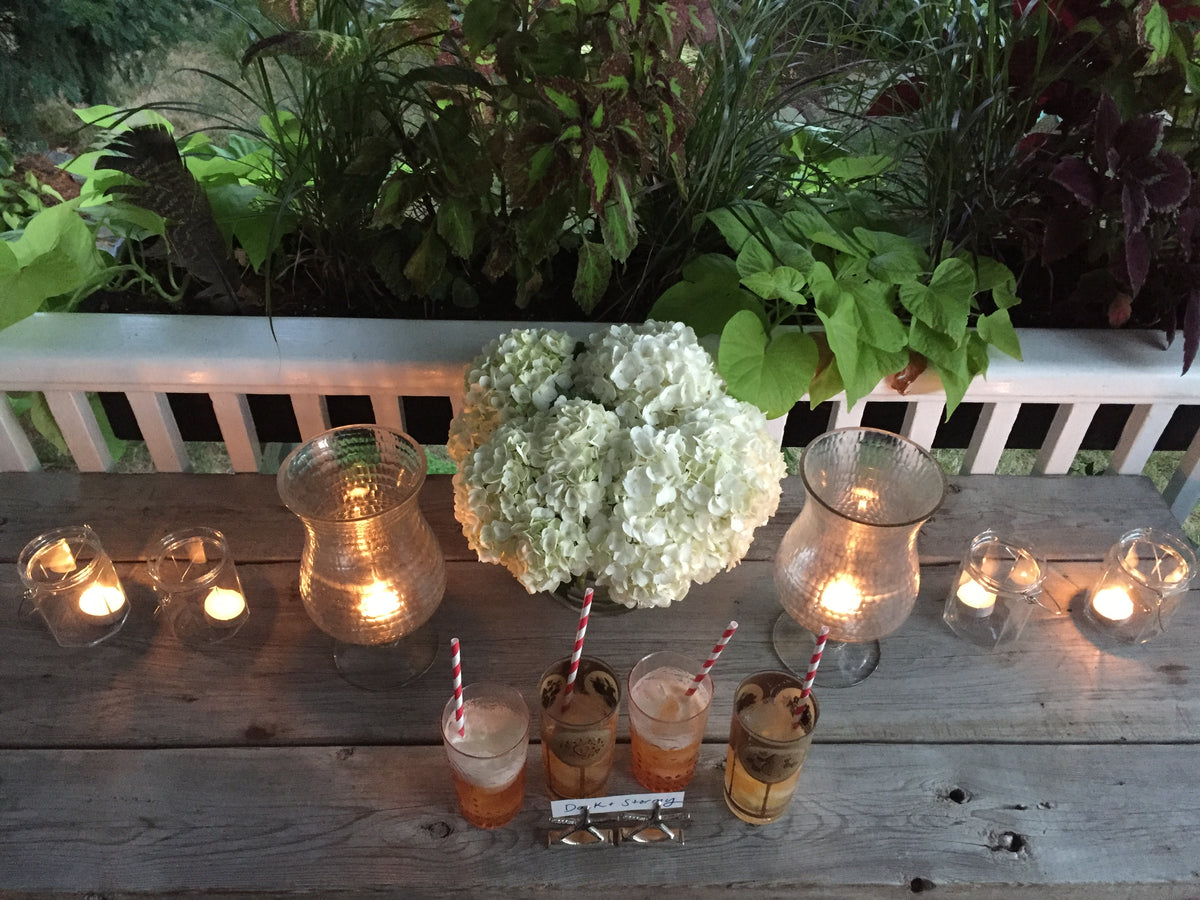 10&quot; Large Clear Abigail Hurricane Candle Holder and Vase - PaperLanternStore.com - Paper Lanterns, Decor, Party Lights &amp; More