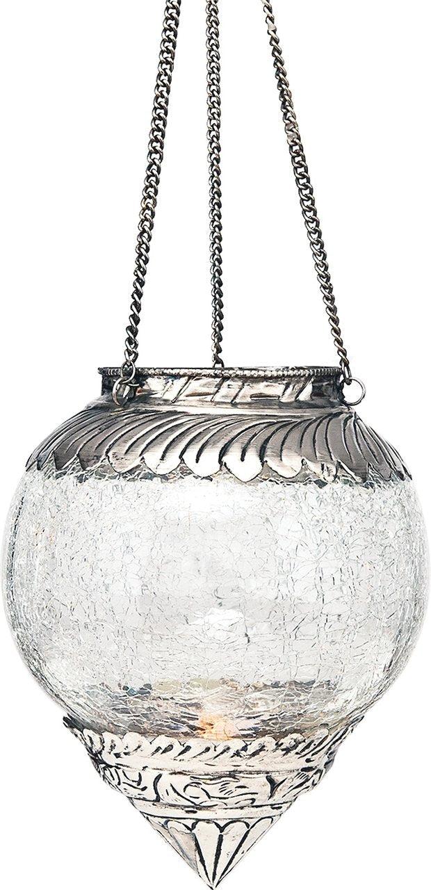 Marbella Hanging Glass Moroccan Candle Lantern - PaperLanternStore.com - Paper Lanterns, Decor, Party Lights &amp; More