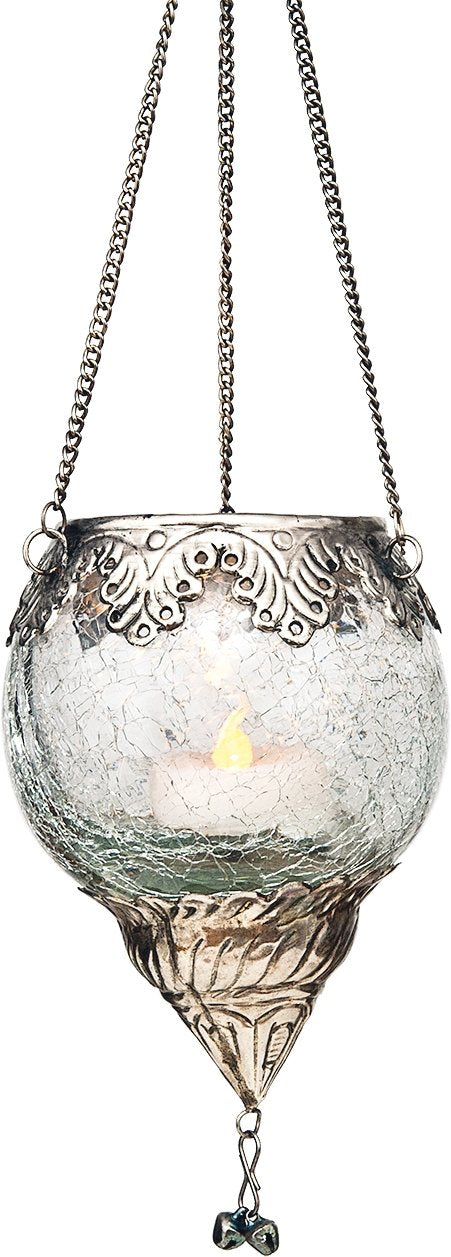 Cordoba Hanging Glass Moroccan Candle Lantern - PaperLanternStore.com - Paper Lanterns, Decor, Party Lights &amp; More