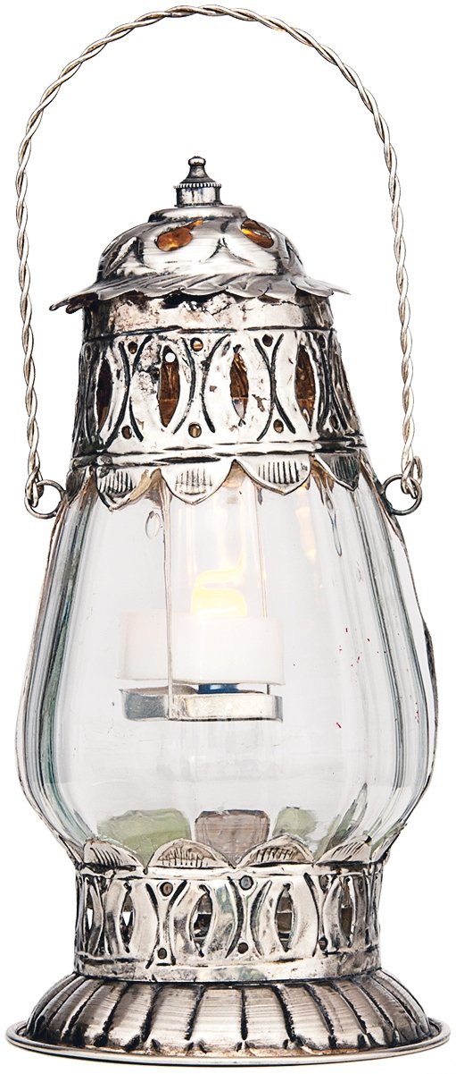 Granada Hanging Glass Moroccan Candle Lantern - PaperLanternStore.com - Paper Lanterns, Decor, Party Lights &amp; More