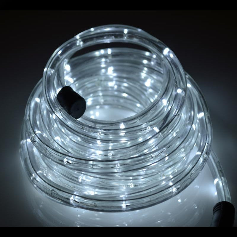 White Outdoor Party Lights 60ft Cool White LED Outdoor String Lights,