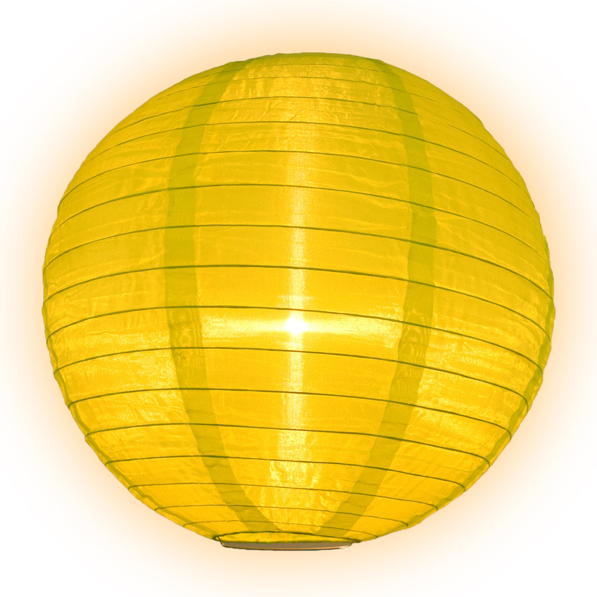 36&quot; Apple Green Jumbo Shimmering Nylon Lantern, Even Ribbing, Durable, Dry Outdoor Hanging Decoration