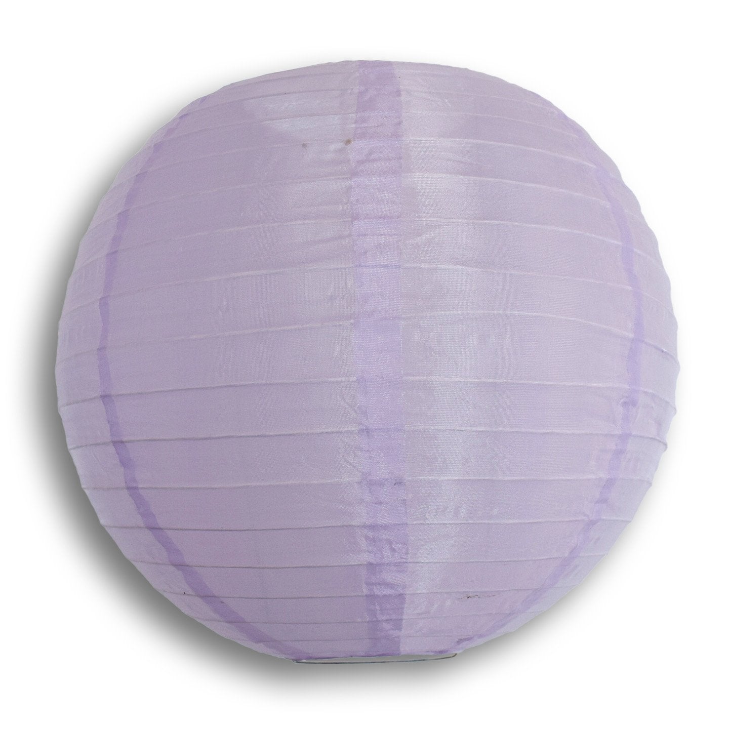 30" Light Purple Jumbo Shimmering Nylon Lantern, Even Ribbing, Durable, Dry Outdoor Hanging Decoration - PaperLanternStore.com - Paper Lanterns, Decor, Party Lights & More