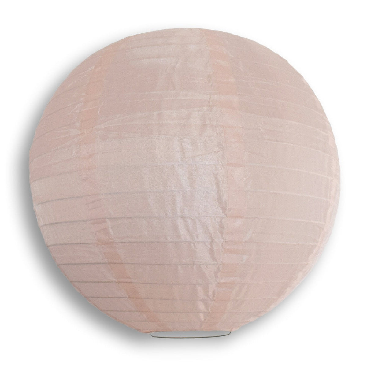 30&quot; Rose Quartz Pink Jumbo Shimmering Nylon Lantern, Even Ribbing, Durable, Dry Outdoor Hanging Decoration