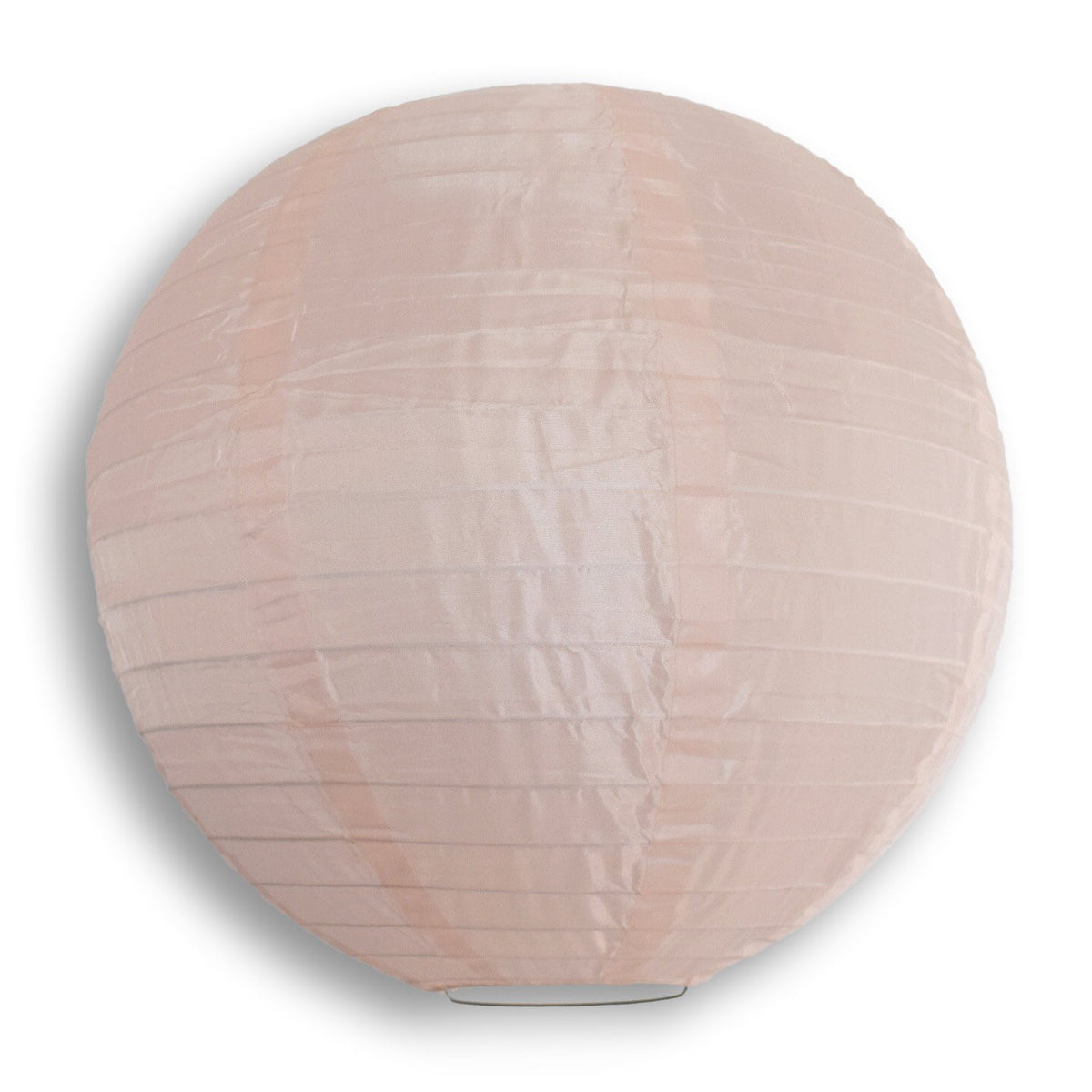 14&quot; Rose Quartz Pink Shimmering Nylon Lantern, Even Ribbing, Durable, Hanging - PaperLanternStore.com - Paper Lanterns, Decor, Party Lights &amp; More