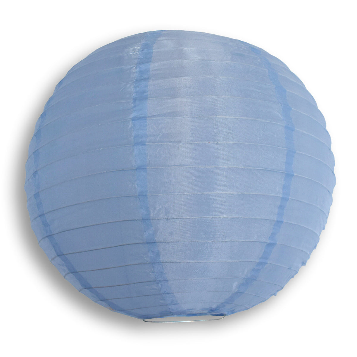 BULK PACK (5) 12&quot; Serenity Blue Shimmering Nylon Lantern, Even Ribbing, Durable, Hanging