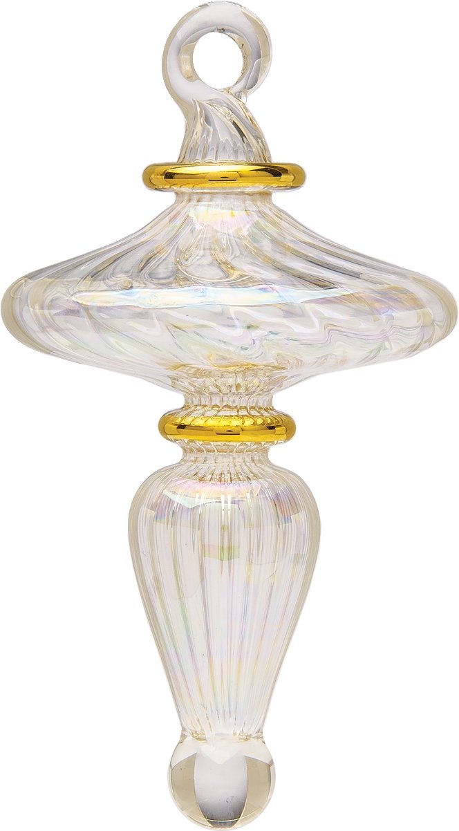 Dakarai Hand Blown Egyptian Glass Ornament - PaperLanternStore.com - Paper Lanterns, Decor, Party Lights &amp; More