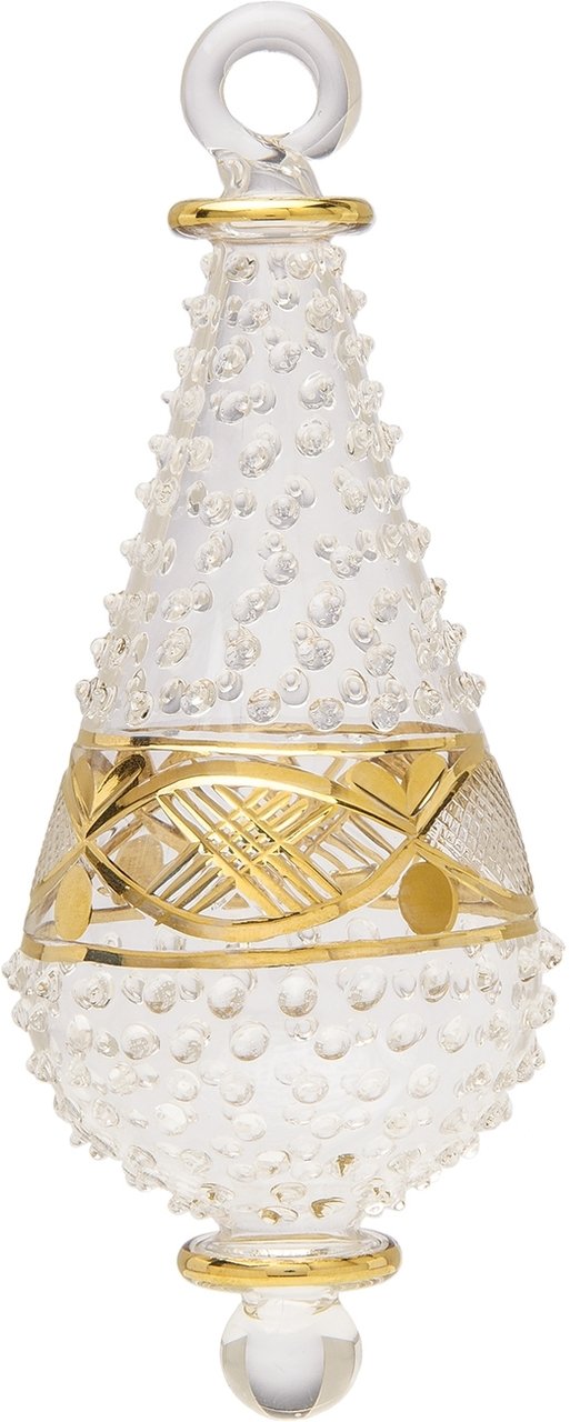 Zalika Hand Blown Egyptian Glass Ornament - PaperLanternStore.com - Paper Lanterns, Decor, Party Lights &amp; More