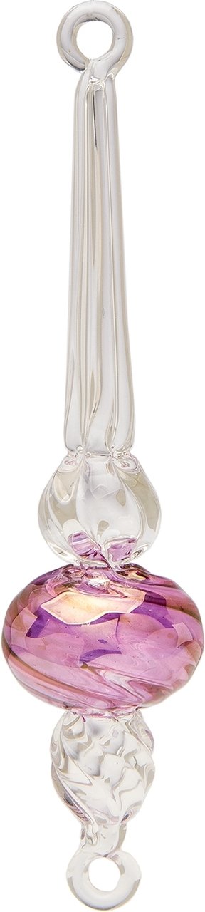 Light Purple Hasina Hand Blown Egyptian Glass Ornament - PaperLanternStore.com - Paper Lanterns, Decor, Party Lights &amp; More