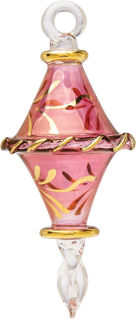 Ruby Red Kefele Hand Blown Egyptian Glass Ornament - PaperLanternStore.com - Paper Lanterns, Decor, Party Lights &amp; More